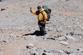 12 Inka Guide Agustin Aramayo Leads The Aconcagua Descent To Plaza de Mulas